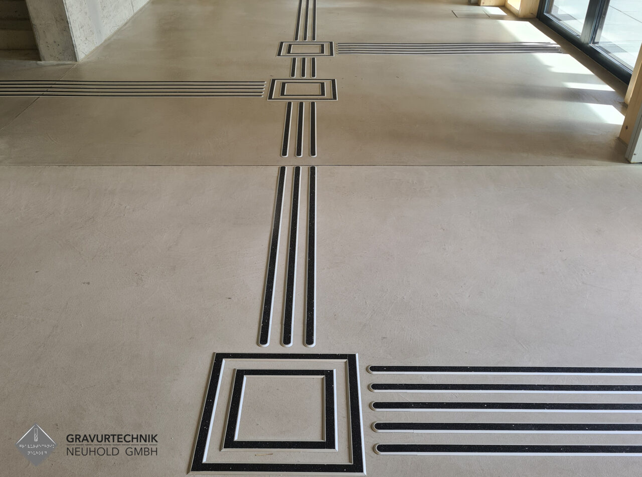 Taktile Bodenleitsysteme - Gravurtechnik Neuhold GmbH